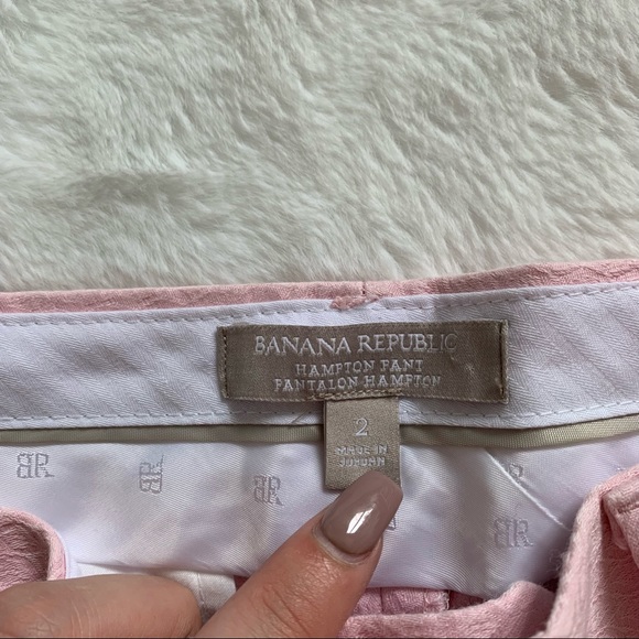 BANANA REPUBLIC | Pink hampton pant size 2 - Picture 7 of 11